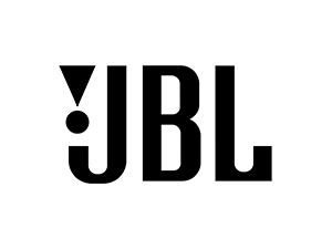 black jbl logo